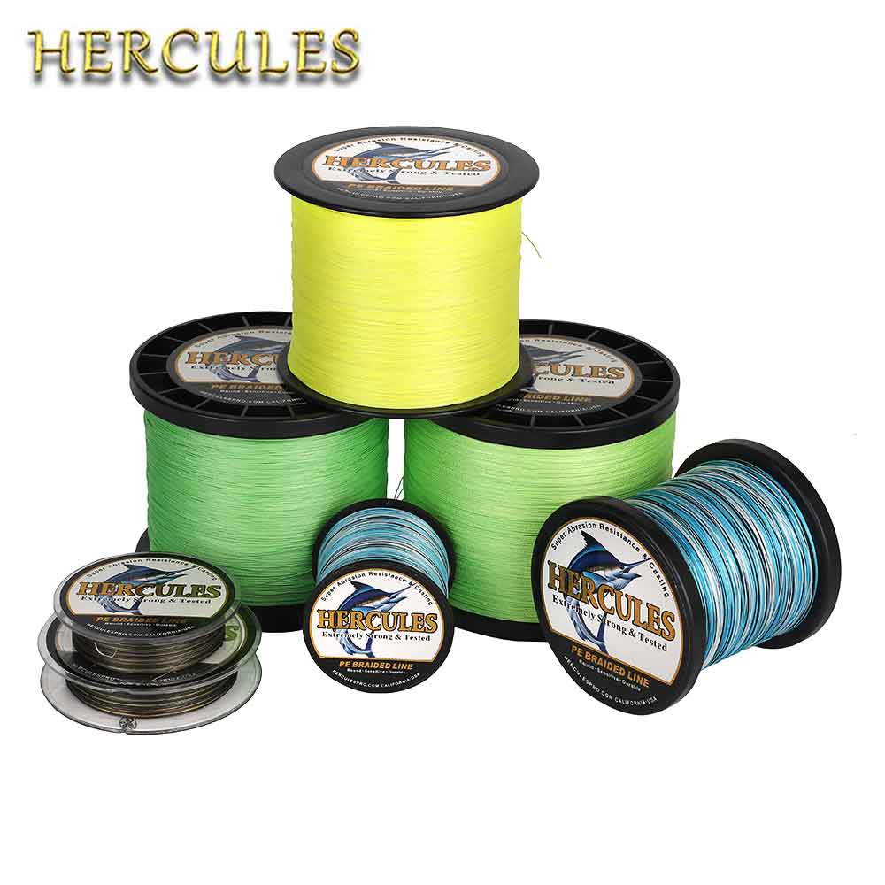 Ice Fishing Line - Hercules 8 brins tressé 10-150LB ligne