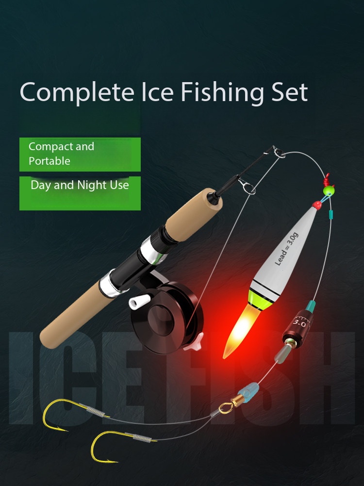 Nouvelle canne à pêche sur gla - Ice Fishing Line avis et prix