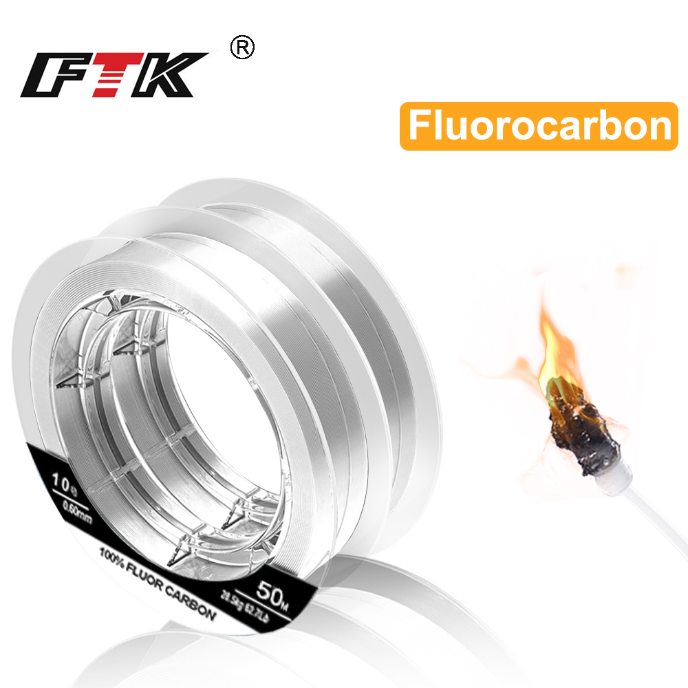 100% ligne de pêche en Fiber d - Fluorocarbon Line avis et prix